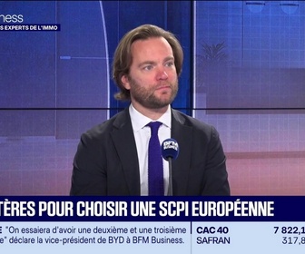 Replay Les Experts de l'immo : Investir dans les SCPI européennes - 12/10