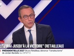 Replay BFM Politique - La minute présidentielle de Bruno Retailleau, candidat Les Républicains à l'élection présidentielle