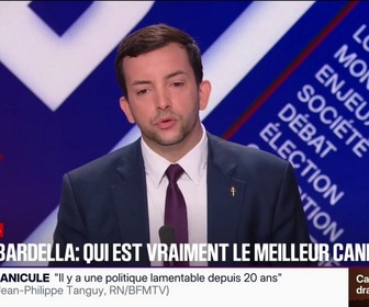 Replay BFM Politique - Le bardellisme ne peut pas exister, puisque c'est du marinisme, affirme Jean-Philippe Tanguy, député RN de la Somme