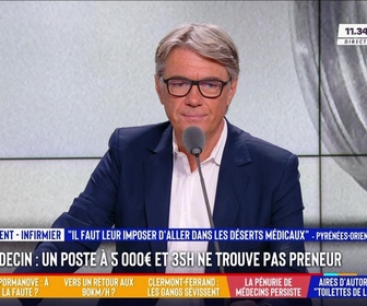 Replay Les Grandes Gueules - Médecin : un 35h à 5000€ dans la Manche ne trouve pas preneur