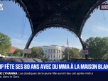 Replay BFM Première - Une immense arène de MMA installée dans les jardins de la Maison Blanche pour l'évènement de l'UFC organisé pour les 80 ans de Donald Trump