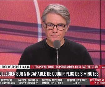 Replay Les Grandes Gueules - Au collège, 1 élève sur 5 incapable de courir plus de 3 minutes. Affolant ?