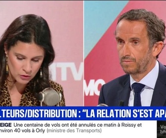 Replay Face à Face - Consommation des Français à Noël: On réduit le budget des produits onéreux, selon Alexandre Bompard, président-directeur général du groupe Carrefour