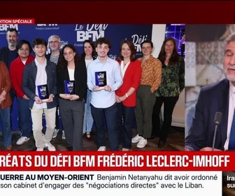 Replay Marschall Truchot : les lauréats du Défi BFMTV Frédéric Leclerc-Imhoff - 09/04