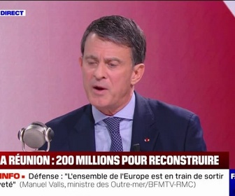 Replay Face à Face - Mayotte: Manuel Valls estime que la reconstruction est trop lente et difficile