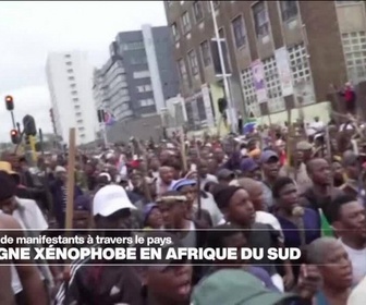 Replay Journal de l'Afrique - Des milliers de Sud-Africains défilent pour exiger le départ des sans-papiers