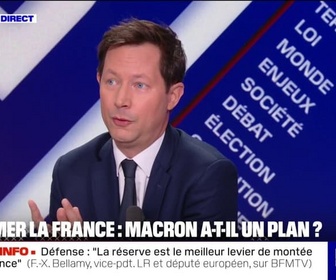 Replay BFM Politique - François-Xavier Bellamy (LR): La dette française est devenue un enjeu majeur de sécurité et de souveraineté