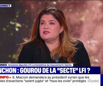 Replay BFM Story - La Meute: Jean-Luc Mélenchon adopte peut-être des techniques qui, par analogie, peuvent ressembler à de l'emprise, estime Raquel Garrido