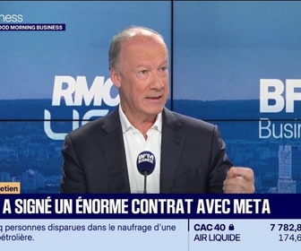 Replay Good Morning Business - Sodexo signe un contrat avec Meta
