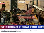 Replay 20H BFM - Portugal: au moins quinze morts et une vingtaine de blessés après le déraillement du funiculaire de Lisbonne