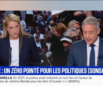 Replay BFM Première - 65% des Français n'ont pas confiance en la justice, d'après un sondage Elabe pour BFMTV