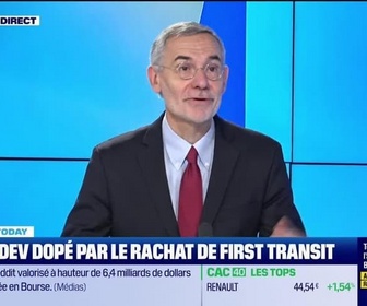 Replay Good Morning Business - Thierry Mallet (Transdev) : Transdev dopé par le rachat de First Transit - 21/03