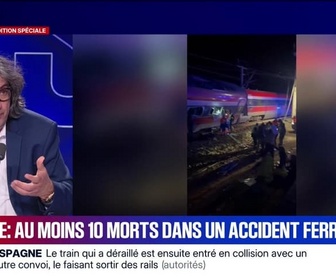 Replay BFM Grand Soir - Accident de deux trains en Espagne: au moins 21 morts et des blessés graves - 18/01