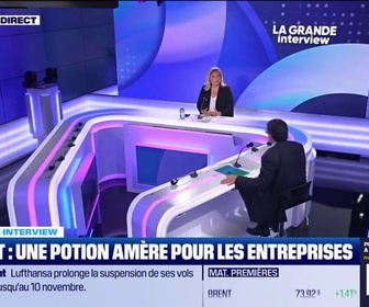 Replay La Grande Interview - Budget: une potion amère pour les entreprises