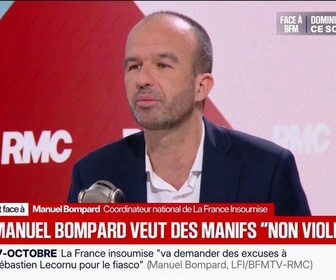 Replay Face à Face - Si le gouvernement ne souhaite plus qu'il y ait de manifestations, il n'a qu'à céder à ces revendications, déclare Manuel Bompard, coordinateur national LFI