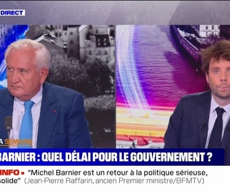 Replay C'est pas tous les jours dimanche - Jean-Pierre Raffarin : C'est un retour à la politique sérieuse, sobre et solide - 08/09