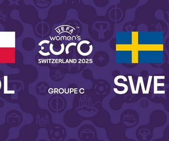 Replay UEFA Euro Féminin 2025 - Pologne / Suède (Euro de football féminin)