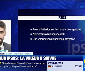 Replay BFM Bourse - Valeur ajoutée : Ils apprécient IPSOS - 25/08