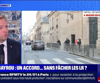 Replay Le Live BFM - Bayrou : un accord... sans fâcher les LR ? - 14/01