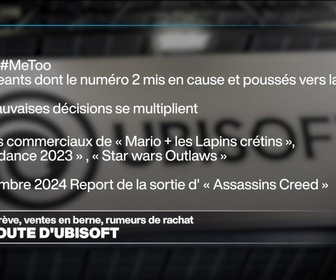 Replay Info éco - Grève, ventes en bernes, chute en bourse... La déroute d'Ubisoft