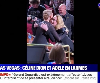 Replay Culture et vous - Las Vegas: la chanteuse Adele fond en larmes en découvrant Céline Dion parmi le public de son dernier concert