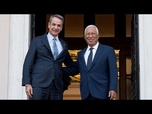 Replay À l'étape athénienne de son tour des capitales, Antonio Costa discute défense et compétitivité