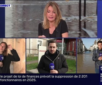 Replay BFM Story Week-end - Story 1 : L'eau continue de monter dans le Loir-et-Cher - 11/10