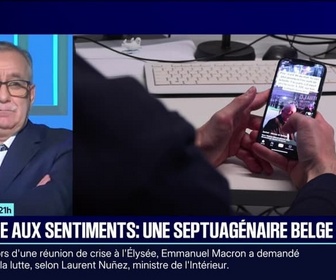Replay 20H BFM - Elle refuse d'admettre qu'elle est avec un faux Pierre Garnier: pensant correspondre avec le gagnant de la Star Academy, une septuagénaire belge se fait arnaquer de plus de 7.000 euros