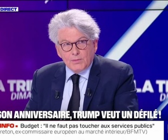 Replay BFM Politique - Rien ne m'inquiète, sauf si nous, Européens, ne prenons pas la mesure de ce qu'il se passe, déclare Thierry Breton par rapport à la politique de Donald Trump