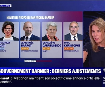 Replay BFM Story Week-end - Story 1 : Gouvernement Barnier : derniers ajustements - 20/09