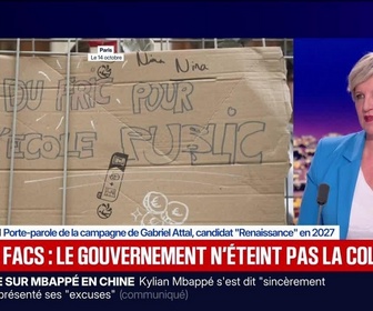 Replay BFM Grand Soir - Lycées, facs : le gouvernement n'éteint pas la colère - 27/10