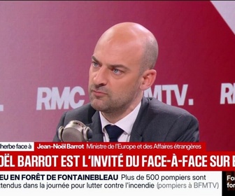 Replay Face à Face - Jean-Noël Barrot, ministre des Affaires étrangères, assure qu'il n'y aura aucune levée de sanctions contre l'Iran tant que le pays n'aura pas renoncé à son programme nucléaire
