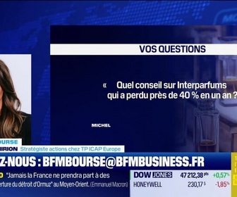 Replay BFM Bourse - Culture Bourse : Quel conseil sur INTERPARFUMS qui a perdu près de 40 % en un an ? , par Gwendal Daubresse-Chasle - 17/03