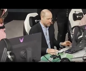 Replay Le prince William participe à un tournoi d'e-sport à Riyad