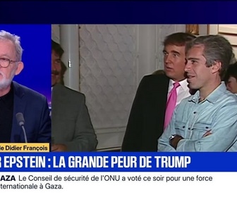 Replay BFM Grand Soir - Dossier Epstein : la grande peur de Trump - 17/11