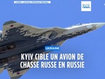 Replay L'Ukraine affirme avoir détruit en Russie un avion de chasse russe SU-57 ultramoderne