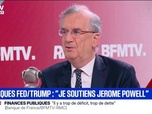 Replay Face à Face - Attaques de Donald Trump contre la Fed: L'indépendance est pour le bien des citoyens, que ce soit aux États-Unis ou en France, affirme François Villeroy de Galhau, gouverneur de la Banque de France