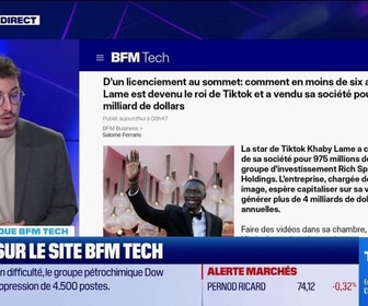 Replay Tech & Co, la quotidienne - À lire sur le site Tech&Co : D'un licenciement au sommet : comment en moins de six ans Khaby Lame est devenu le roi de TikTok et a vendu sa société pour près d'un milliard de dollars, par Sylvain Trinel - 29/01