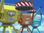 Replay Robocar Poli à la rescousse de Vroum Ville - Bulldo apprend à aider ses amis