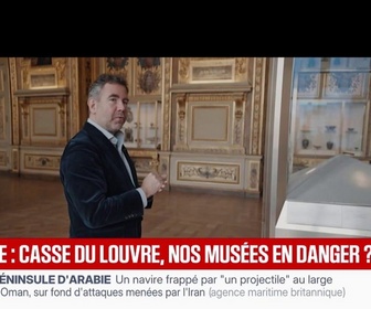 Replay LIGNE ROUGE - Le Louvre nous a ouvert les portes de la galerie d'Apollon, lorsqu'elle était encore fermée au public