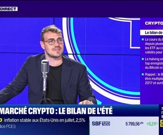 Replay BFM Crypto, les Pros : Marché crypto, le bilan de l'été - 30/08