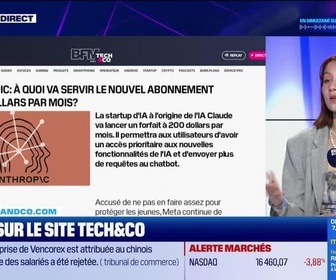 Replay Tech & Co, la quotidienne - À lire sur le site Tech&Co : Anthropic, à quoi va servir le nouvel abonnement à 200 dollars par mois ?, par Salomé Ferraris - 10/04