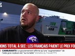 Replay BFM Première - Sur le mois, ça représente un très gros budget: les Français paient le prix fort de la flambée des prix du carburant