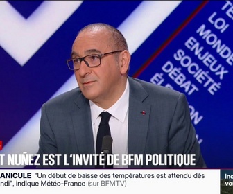 Replay BFM Politique - Propos racistes de Mariano Rajoy sur les Bleus: C'est absolument inacceptable, ce n'est pas du tout ce qu'est la France, réagit Laurent Nuñez, ministre de l'Intérieur