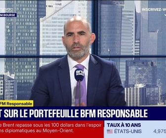 Replay BFM Bourse - Le portefeuille BFM-Responsable : Axa permet au portefeuille de battre l'Eurostoxx50 depuis le début de l'année - 21/09