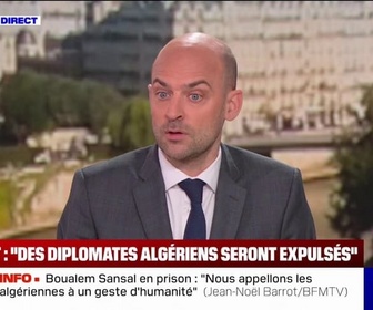 Replay Apolline de 9 à 10 - Tensions entre Paris et Alger: Au moment où on se parle, la relation est totalement bloquée, affirme Jean-Noël Barrot (ministre des Affaires étrangères)
