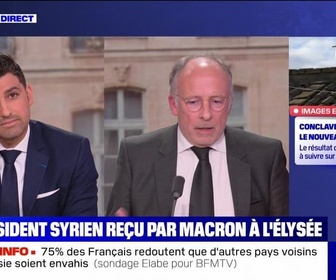 Replay BFM Story - Story 2 : Le président syrien reçu par Emmanuel Macron à l'Élysée - 07/05