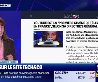 Replay Tech & Co, la quotidienne - À lire sur le site Tech&Co : Youtube est la Première chaîne de télévision en France, selon sa directrice générale, par Salomé Ferraris - 06/11