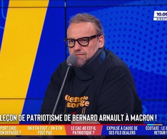 Replay Les Grandes Gueules - Bernard Arnault fait une leçon de patriotisme à Macron.