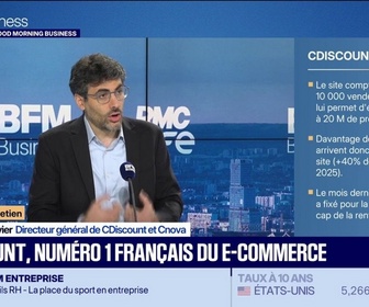 Replay Good Morning Business - Cdiscount, numéro 1 français du e-commerce